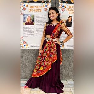 Garba choli one time used